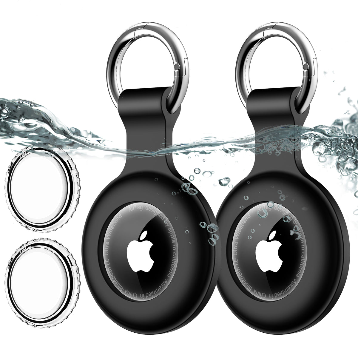 Apple AirTag 2- Pack with Softw are Suite and T PU Keychain