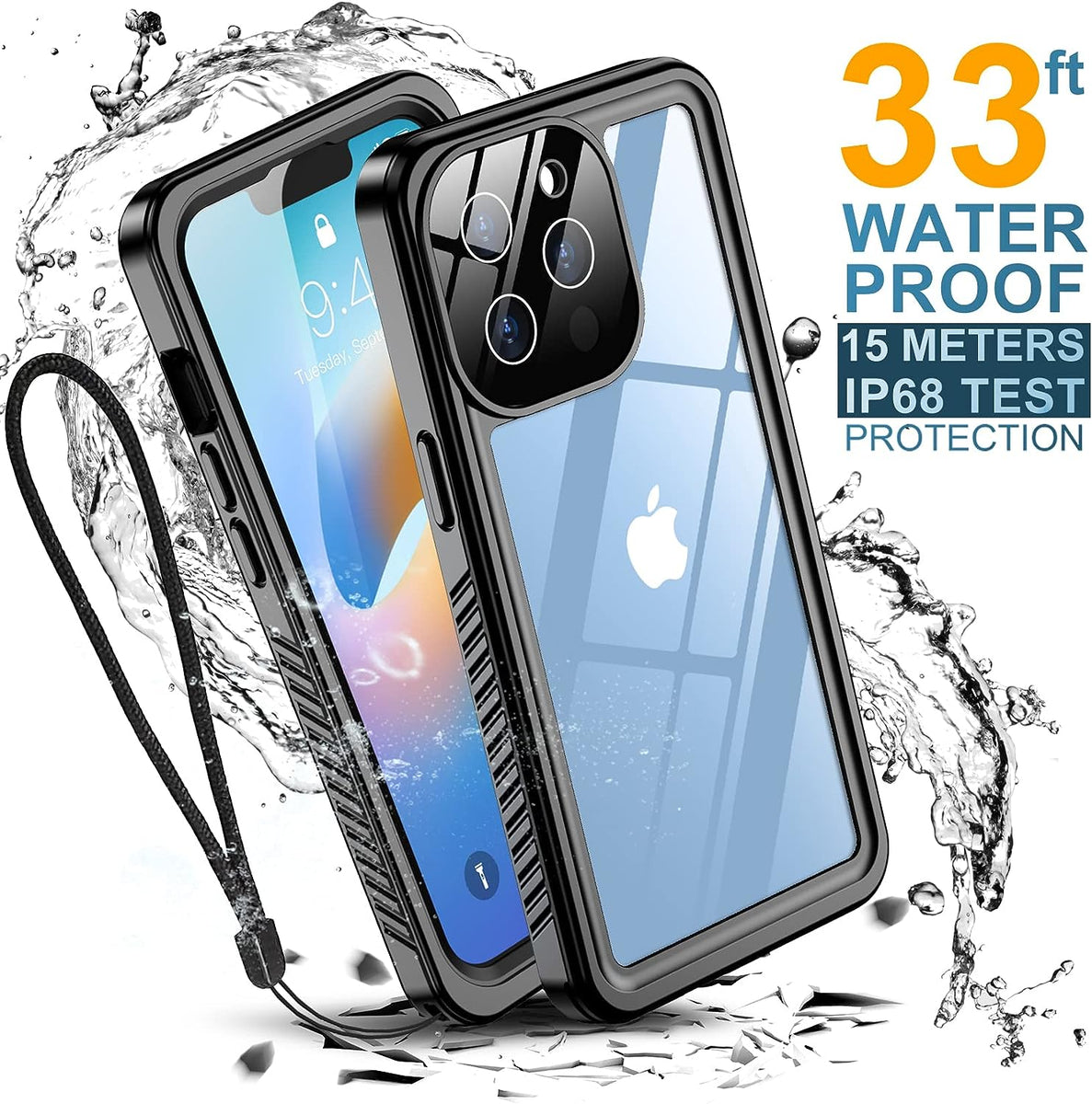 For iPhone 13 Pro Max Case Waterproof,6.7