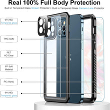 Load image into Gallery viewer, For iPhone 12 Pro Case Waterproof,6.1&quot;-Clear
