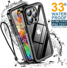 Load image into Gallery viewer, For iPhone 14 Pro Max Case Waterproof,Clear
