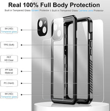 Load image into Gallery viewer, For iPhone 13 Case Waterproof,6.1&quot;-Clear
