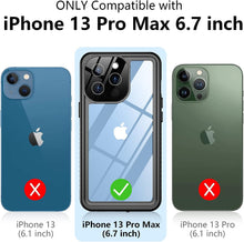 Load image into Gallery viewer, For iPhone 13 Pro Max Case Waterproof,6.7&quot;-Clear
