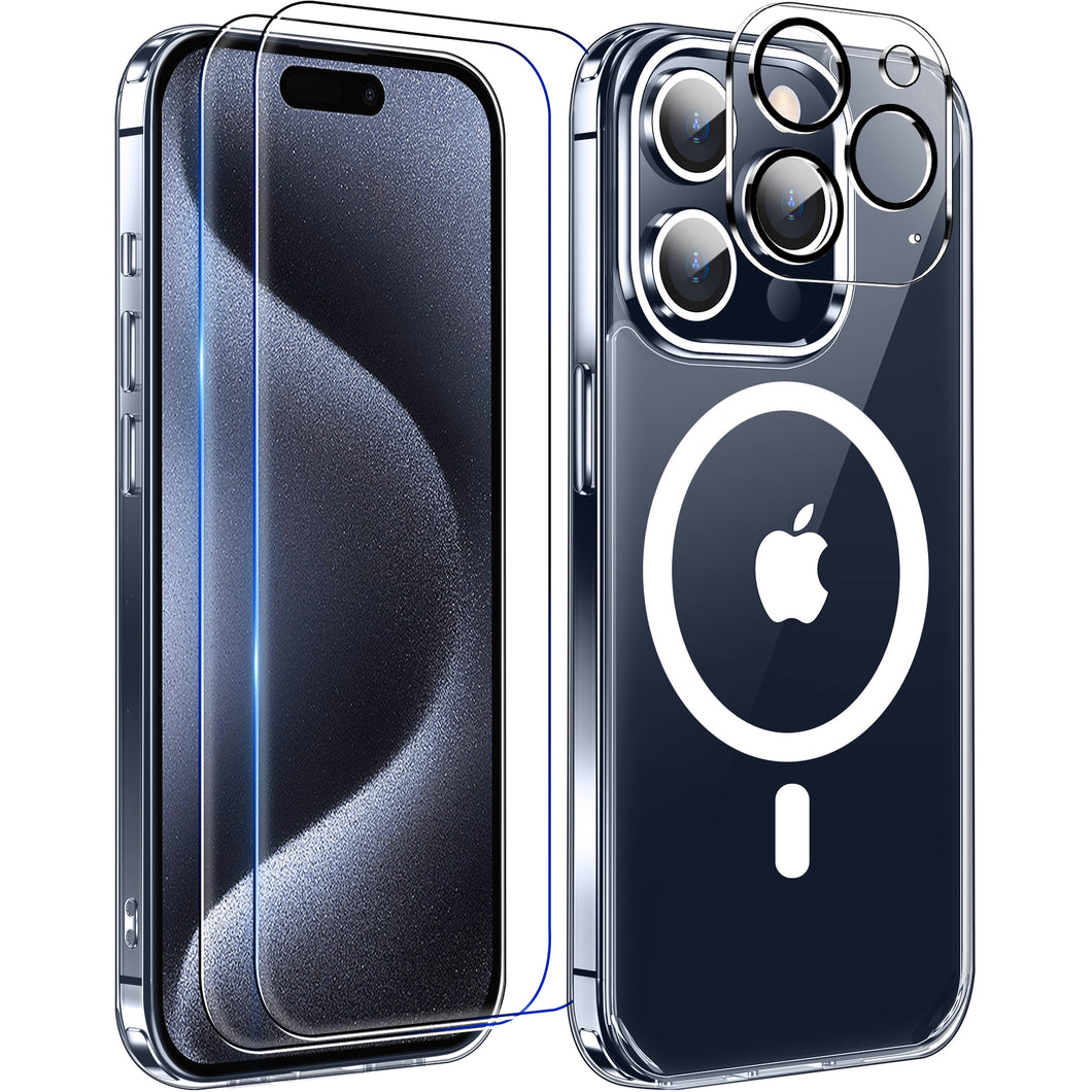 6-in-1 Magnetic for iPhone 15 Pro Case
