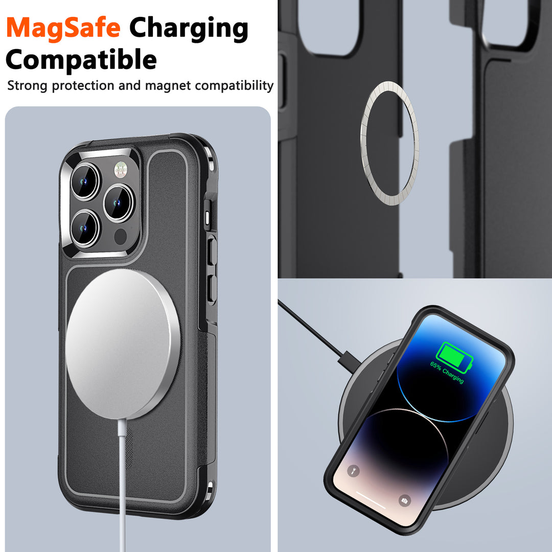 Only Designed for iPhone 13 Pro Case 6.1 inch,Black – xiwxi